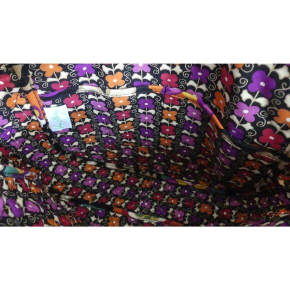Vera Bradley Suzani Holiday Tote Floral Shoulder Bag Open Top Inner Pockets - Picture 5 of 9
